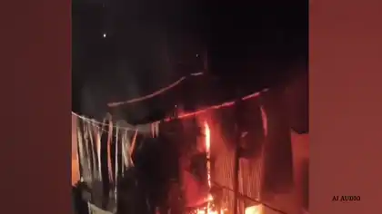 Fire Breaks Out at Mandap Warehouse on Morbi Road in Rajkot