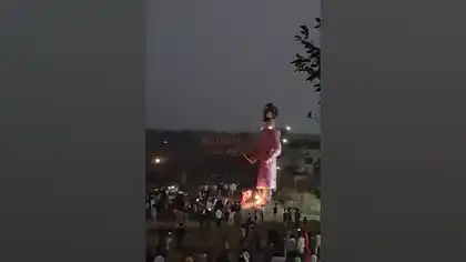 Unexpected Twist During Ravana Dahan as Ravana Appears to Strike Back