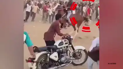 Two Children Hit During Horse Race in Bhalak, Escape With Minor Injuries