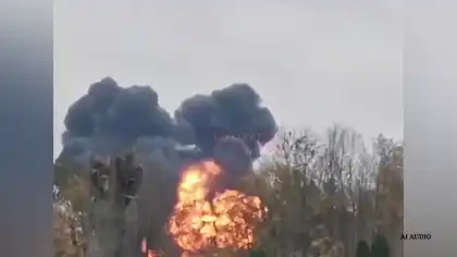 Russian Su-30SM Fighter Jet Crashes, Both Pilots Eject Safely Russian Su-30SM Fighter Jet Crashes, Both Pilots Eject Safely