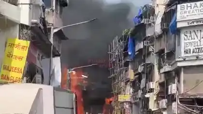 Fire Breaks Out at Imitation Jewellery Shop in Mumbai’s Bhuleshwar