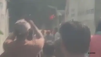 Major Fire Behind Danilimda Police Station in Ahmedabad, Several Seized Vehicles Burnt