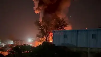Fire Breaks Out at Shiv Quarry Asphalt Plant in Dahod
