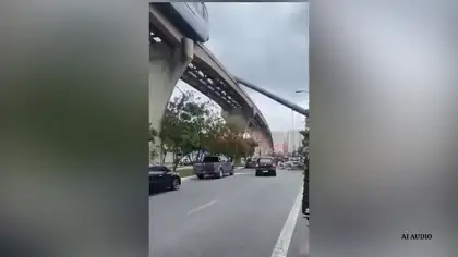Driverless Monorail Hits Crane in Brazil, Major Disaster Averted Driverless Monorail Hits Crane in Brazil, Major Disaster Averted