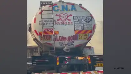 Acid Leak from Tanker Causes Panic Near Kundi Crossing in Valsad